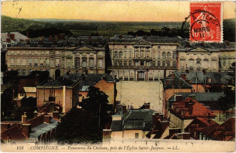 Carte postale ancienne Compiegne Le Chateau