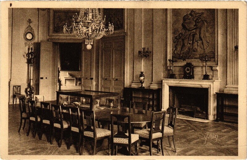 Carte postale ancienne Chateau de Compiegne Salle a manger
