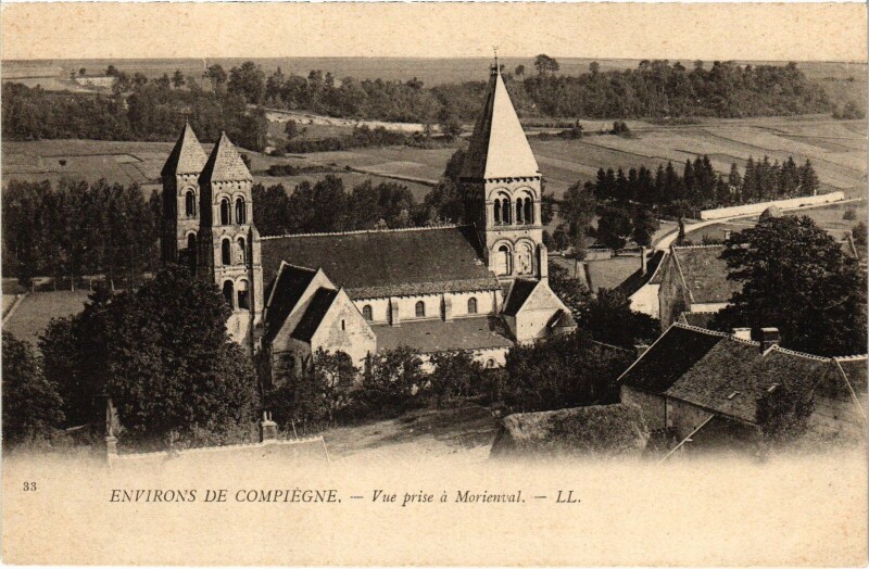 Carte postale ancienne Morienval à Morienval