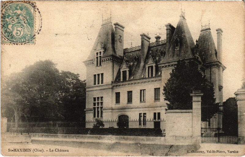 Carte postale ancienne Saint-Maximin Le Chateau à Saint-Maximin