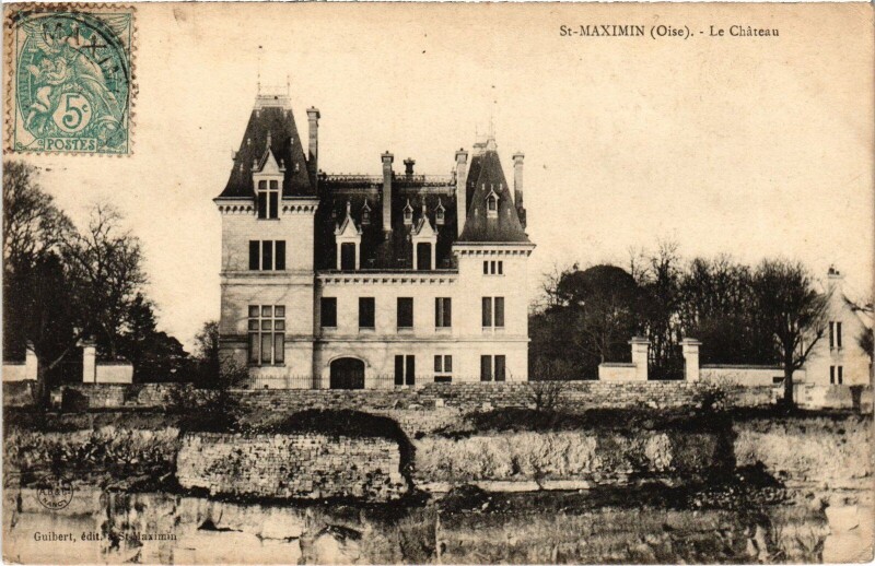 Carte postale ancienne Saint-Maximin Le Chateau à Saint-Maximin