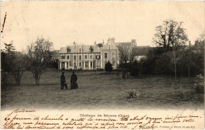 Carte postale ancienne Chateau de Sérans