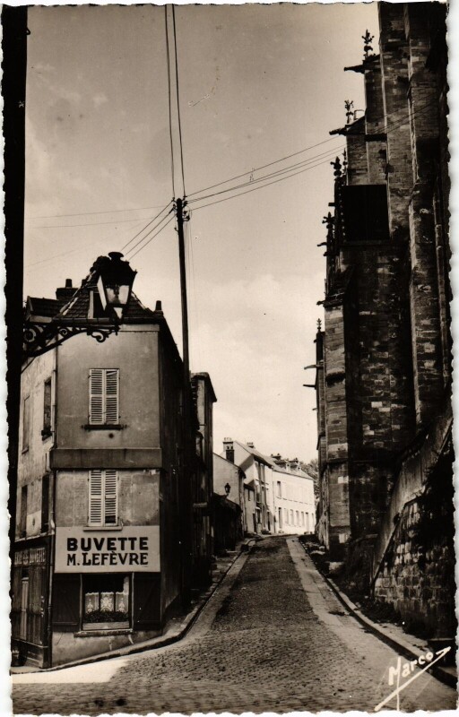 Carte postale ancienne Mantes-la-Jolie Gassicourt - Coin Pittoresque à Mantes-la-Jolie