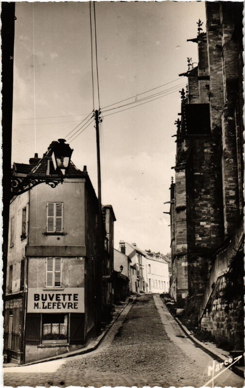 Carte postale ancienne Mantes-la-Jolie Gassicourt - Coin Pittoresque à Mantes-la-Jolie