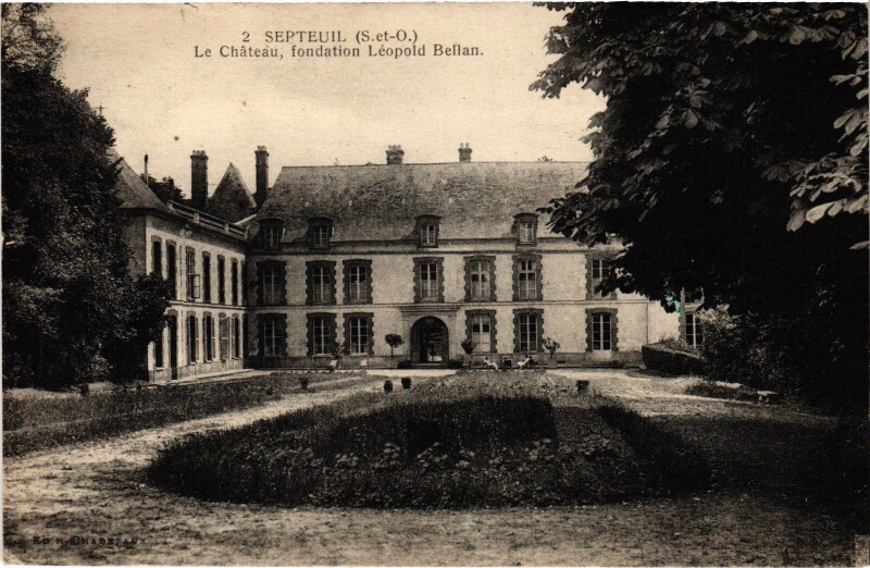 Carte postale ancienne Septeuil Le Chateau à Septeuil