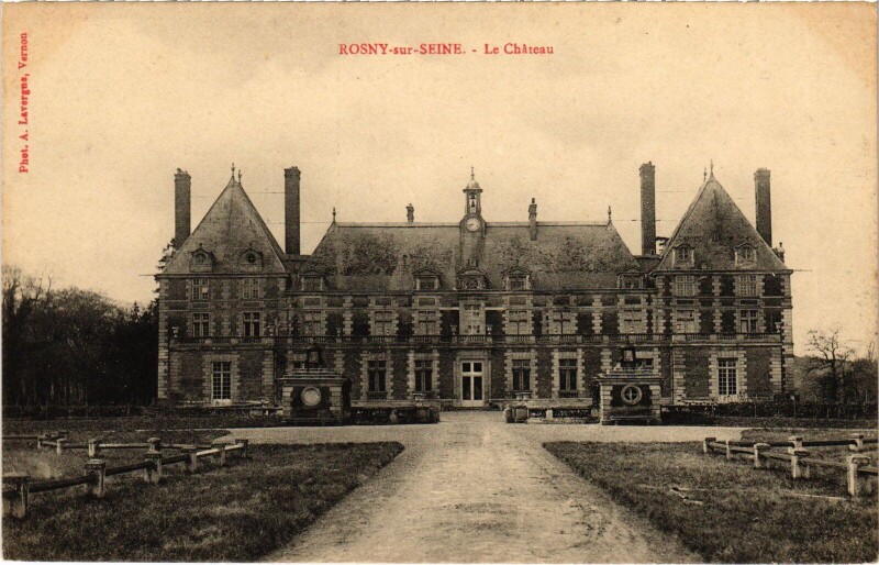 Carte postale ancienne Rosny-sur-Seine Le Chateau à Rosny-sur-Seine