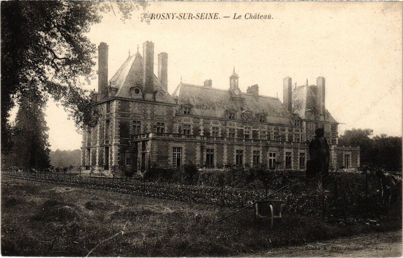 Carte postale ancienne Rosny-sur-Seine Le Chateau à Rosny-sur-Seine