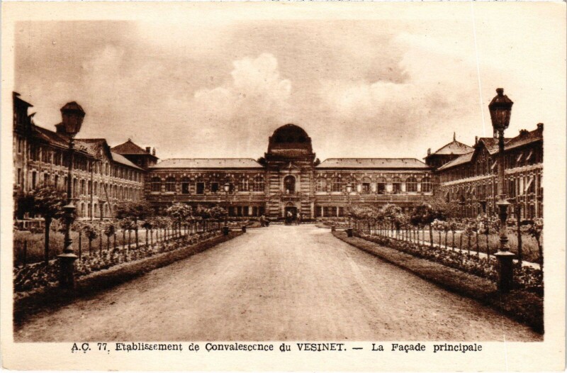 Carte postale ancienne Le Vesinet Etablissement de Convalescence du Vesinet à Ablis