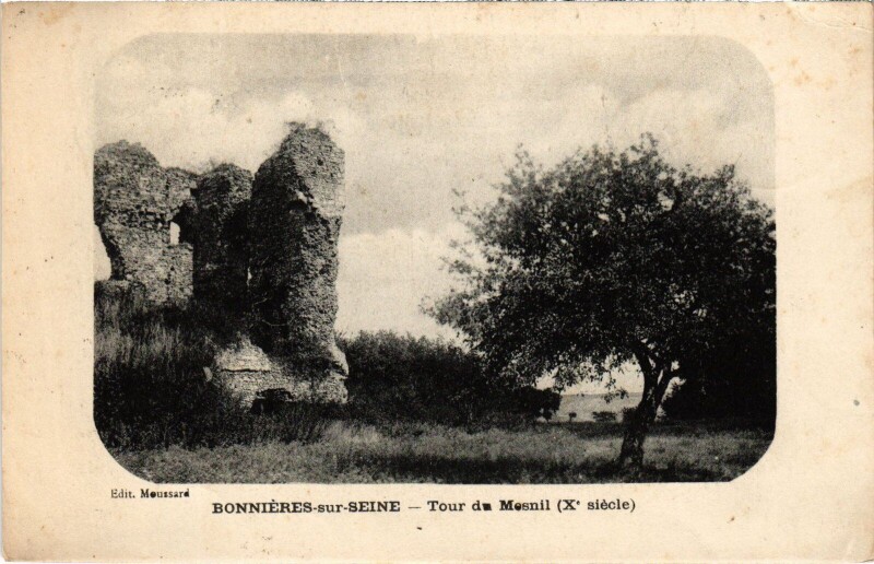 Carte postale ancienne Bonnieres-sur-Seine Tourt de Mesnil