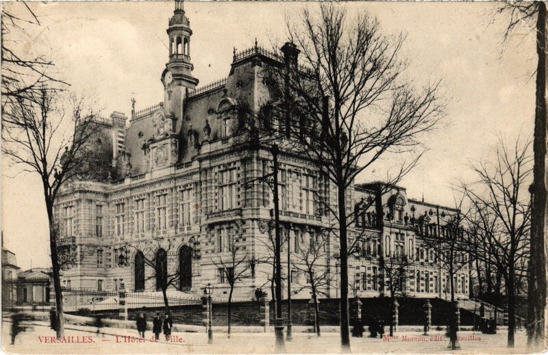 Carte postale ancienne Versailles Hotel de Ville à Versailles