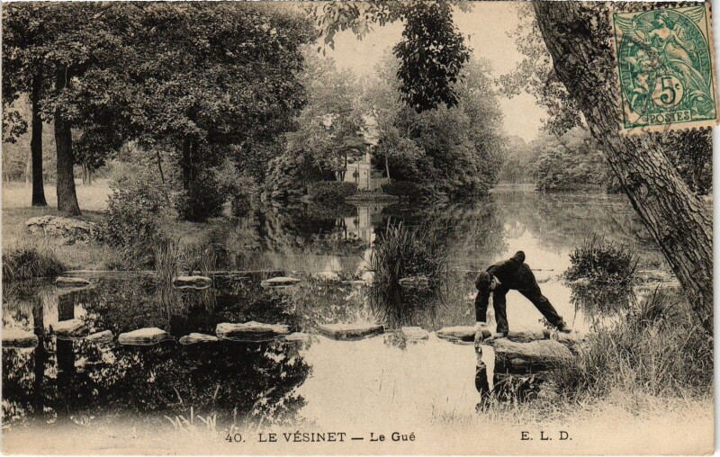 Carte postale ancienne Le Vesinet Le Gue