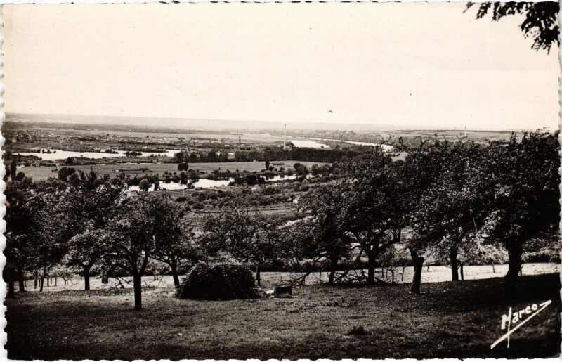 Carte postale ancienne Mantes-la-Jolie Ses Belles Promenades à Mantes-la-Jolie