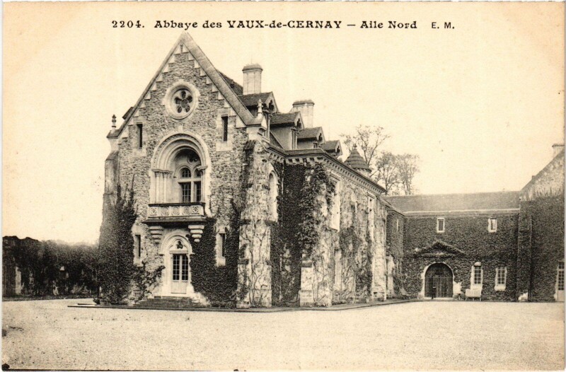 Carte postale ancienne Vaux-de-Cernay Abbaye - Aile Nord