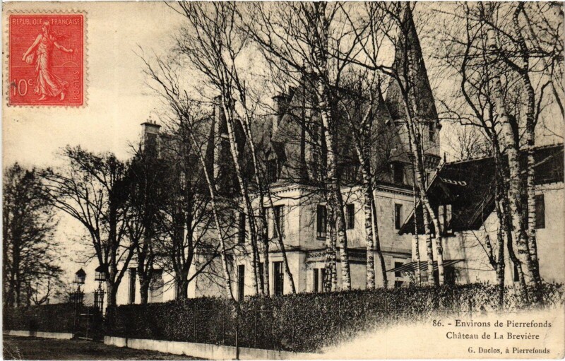 Carte postale ancienne Chateau de La Bevriere