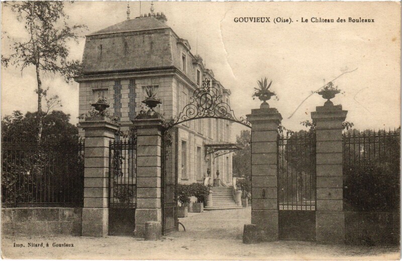 Carte postale ancienne Gouvieux Chateau des Bouleaux à Gouvieux