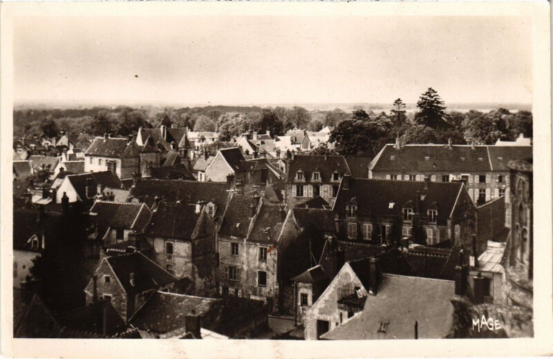 Carte postale ancienne Senlis Panorama à Senlis