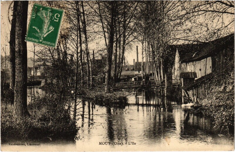 Carte postale ancienne Mouy L'Ile