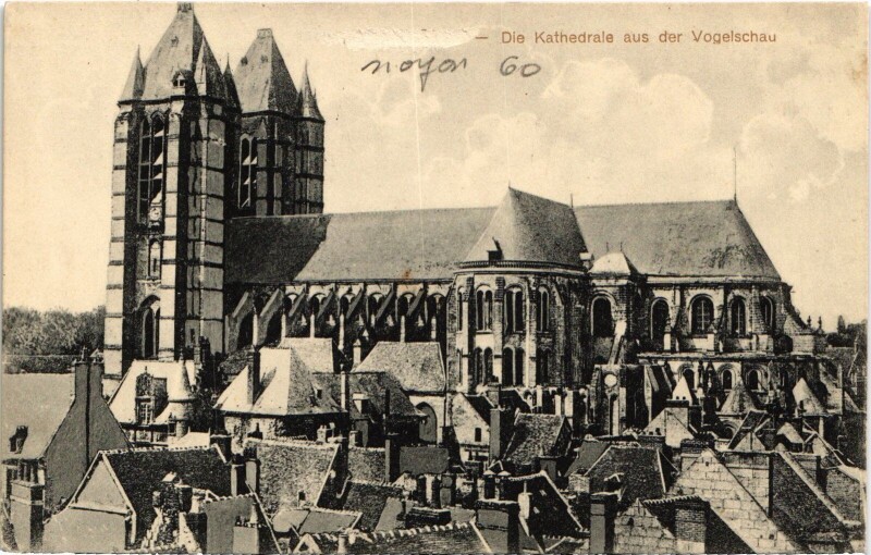 Carte postale ancienne Noyon Die Kathedrale à Noyon
