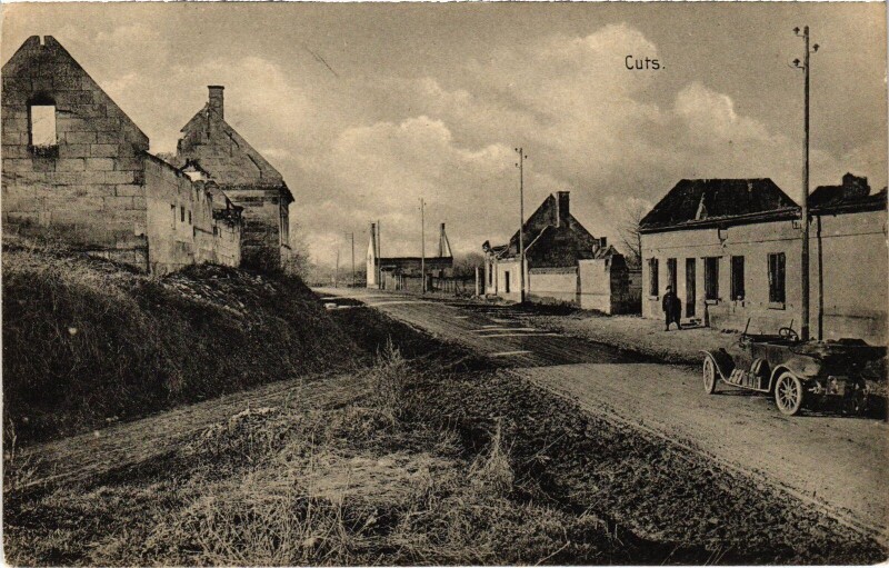 Carte postale ancienne Cuts Guerre