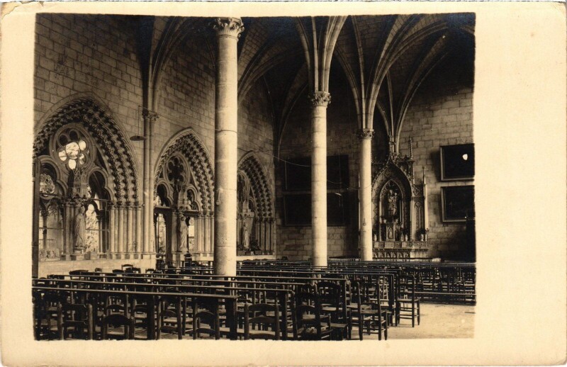 Carte postale ancienne Noyon La Cathédrale interieur carte photo à Noyon