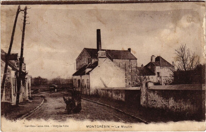 Carte postale ancienne Montgrésin le Moulin