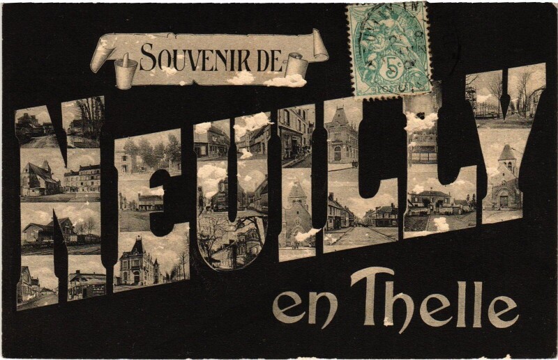 Carte postale ancienne Souvenir de Thelle