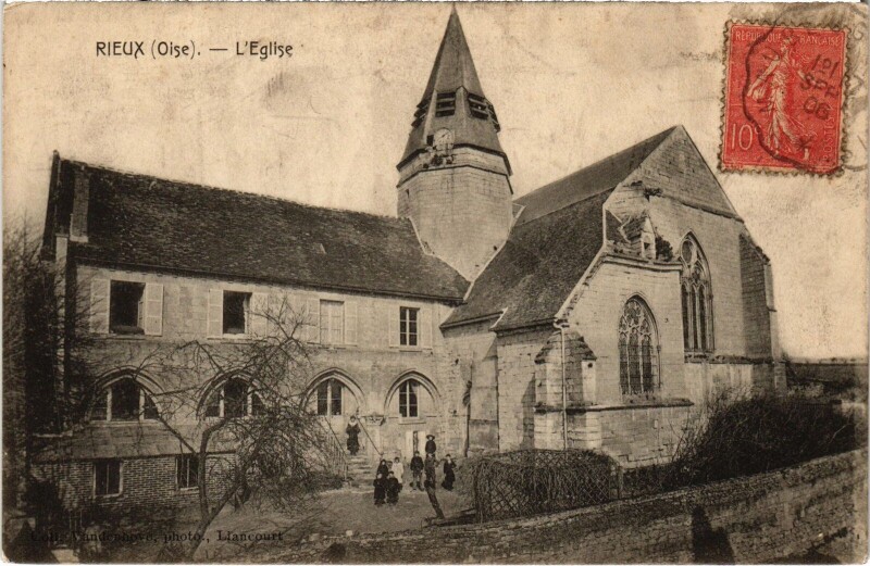 Carte postale ancienne Rieux Eglise à Rieux