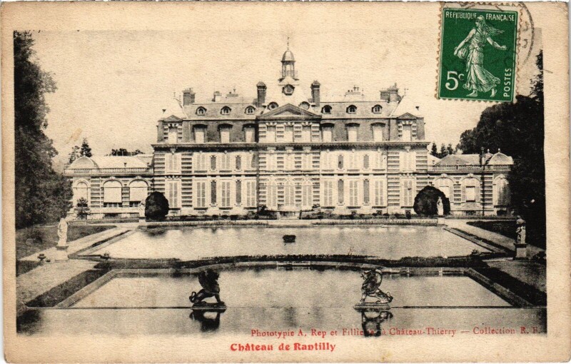 Carte postale ancienne Chateau de Rantilly à Antilly