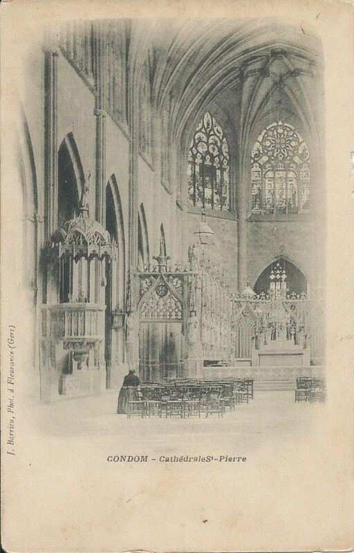 Carte postale ancienne Cathédrale Saint-Pierre à Condom