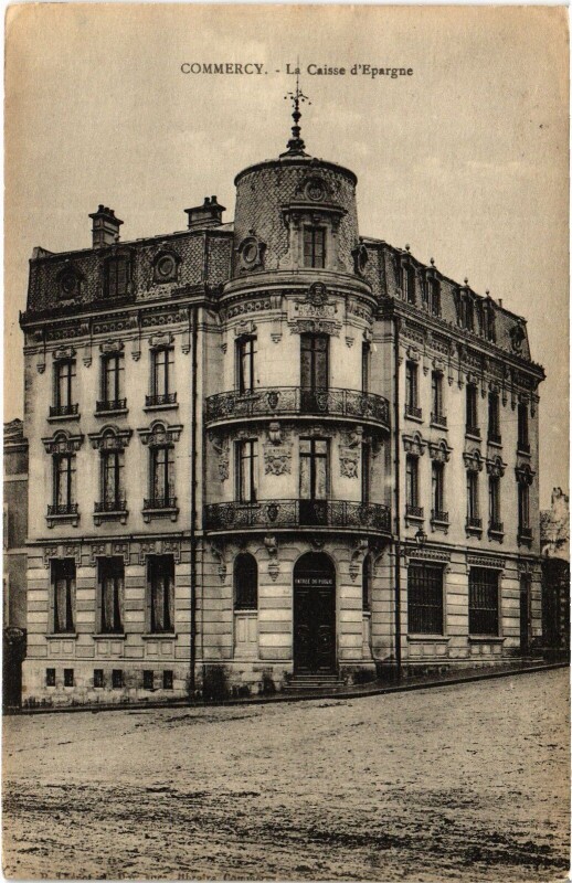 Carte postale ancienne Commercy La Caisse d'Epargne à Commercy