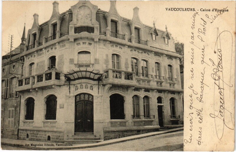 Carte postale ancienne Vaucouleurs Caisse d'Epargne à Vaucouleurs