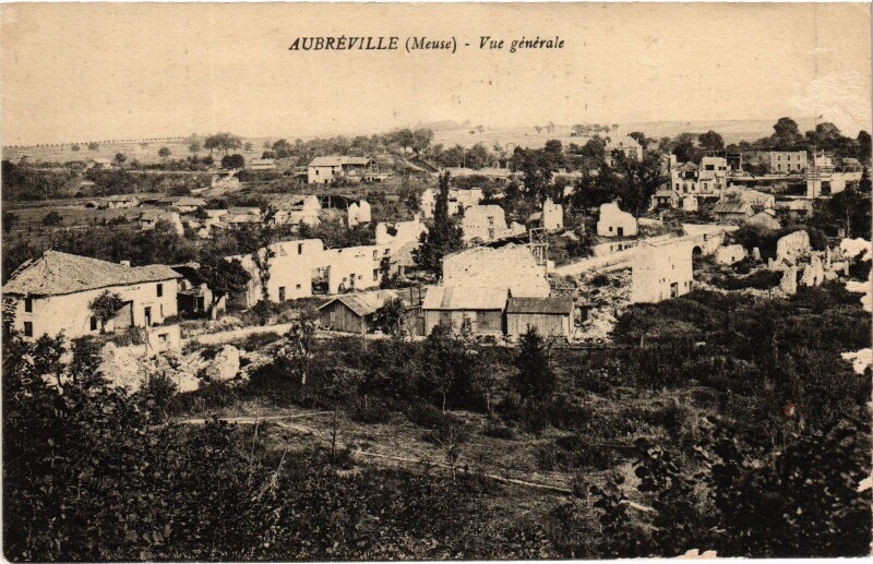 Carte postale ancienne Aubréville Vue Generale à Aubréville