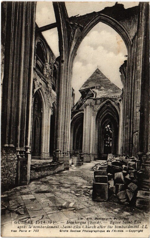 Carte postale ancienne Dunkerque Guerre à Dunkerque