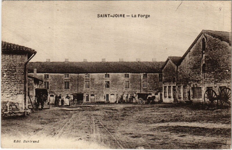 Carte postale ancienne Saint-Joire La Forge à Saint-Joire