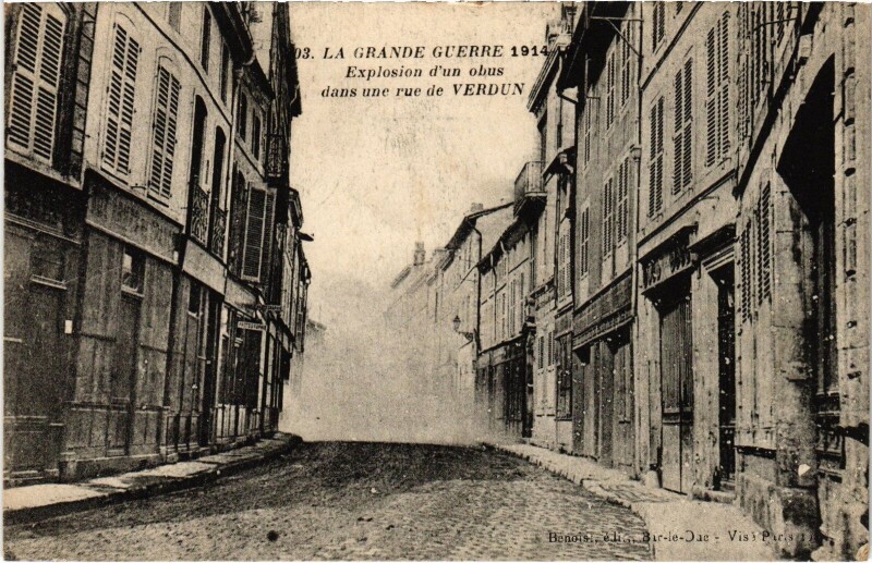 Carte postale ancienne Verdun La Grande Guerre à Verdun