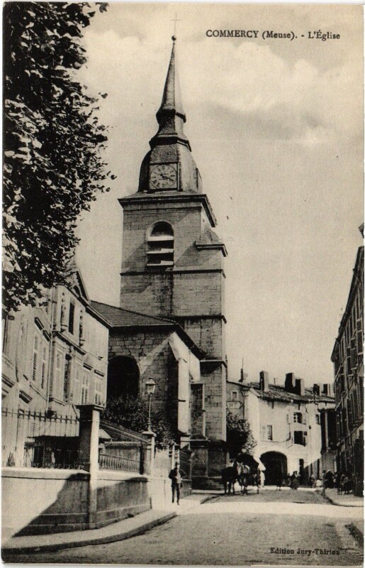 Carte postale ancienne Commercy L'Eglise à Commercy