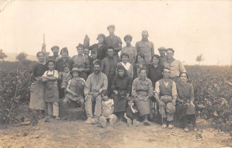 Carte postale ancienne Carte Photo - Alentours De Ginestas - Roubia - Paraza - cliché N°3 à Ginestas