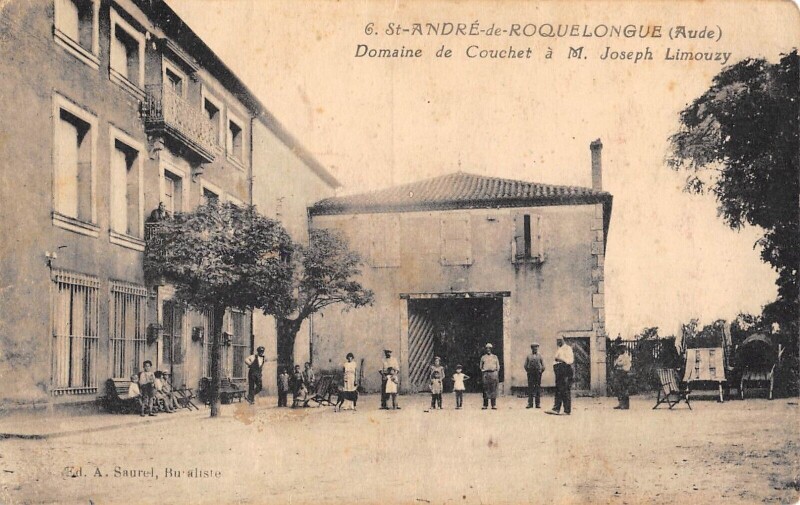 Carte postale ancienne Saint Andre De Roquelongue - Domaine De Couchet A Mr Joseph Limouzy