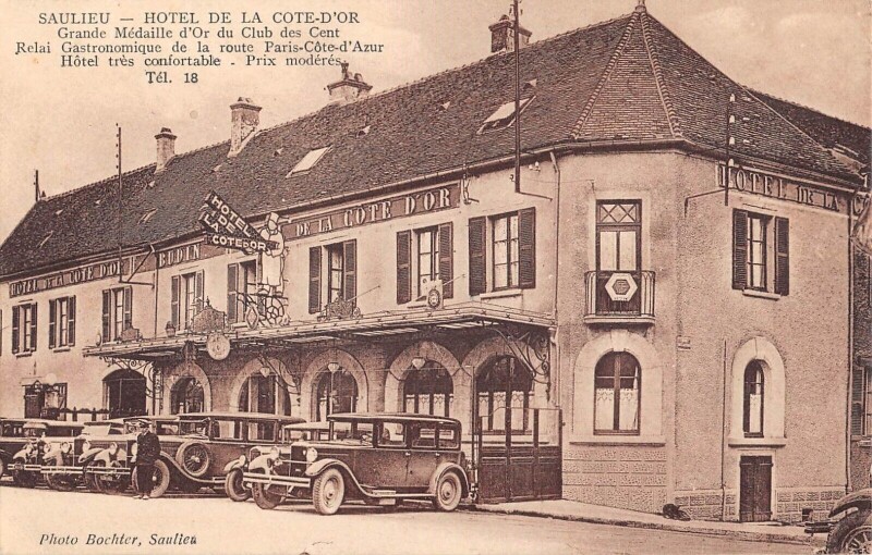 Carte postale ancienne Saulieu - Hotel De La Cote D'Or à Saulieu