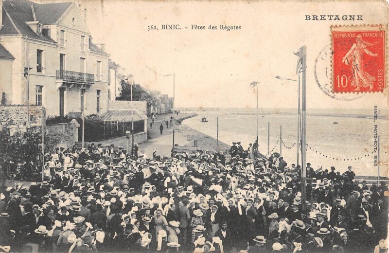 Carte postale ancienne Binic Fetes Des Regates