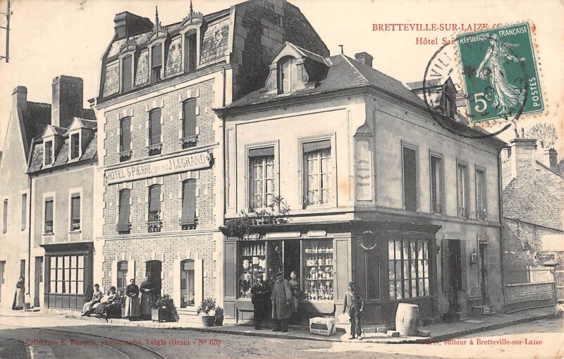 Carte postale ancienne Breteville Sur Laize - Hotel Saint Pierre