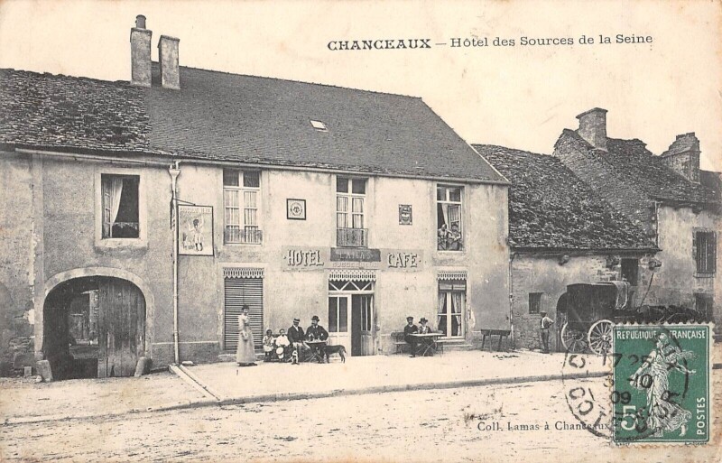 Carte postale ancienne Chanceaux - Hotel Des Sources De La Seine à Chanceaux