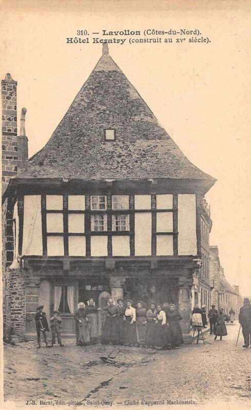 Carte postale ancienne Lavollon - Hotel Keratry