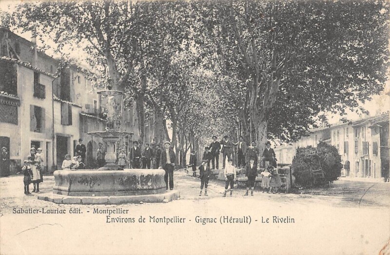 Carte postale ancienne Gignac - Le Rivelin à Gignac