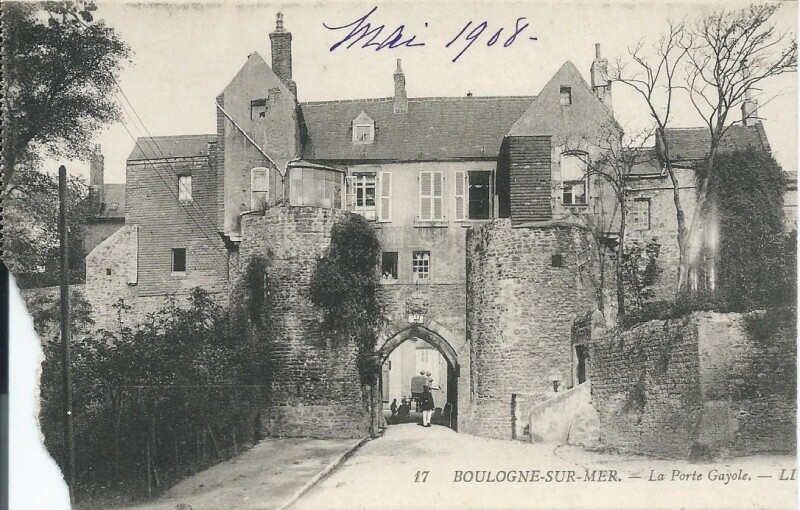 Carte postale ancienne La Porte Gayole à Boulogne-sur-Mer
