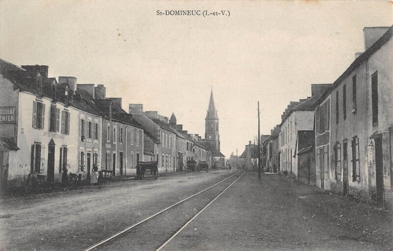 Carte postale ancienne Saint Domineuc à Saint-Domineuc