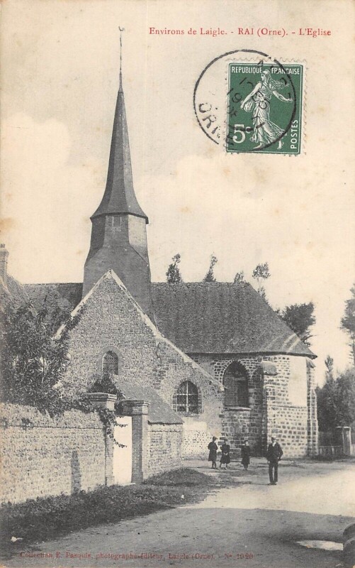 Carte postale ancienne Ray - L'Eglise