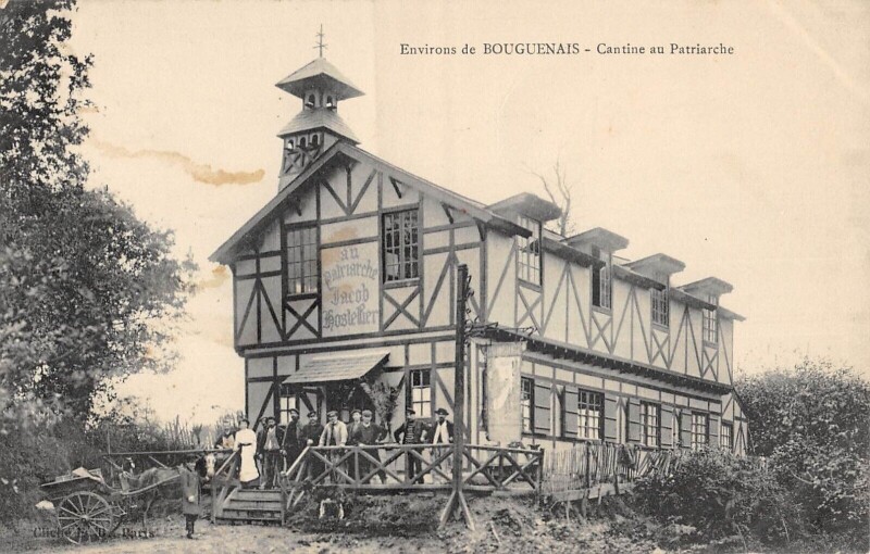 Carte postale ancienne Environs De Bouguenais - Cantine Au Patriarche à Bouguenais