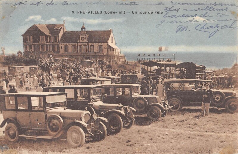 Carte postale ancienne Prefailles - Un Jour De Fete