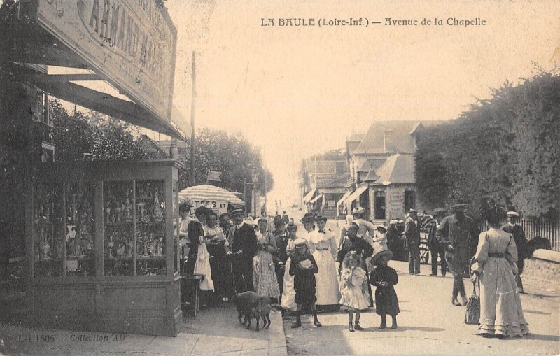 Carte postale ancienne La Baule / Avenue De La Chapelle